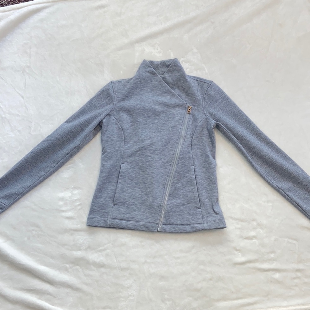 Athleta gray zip up!